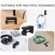 thumbnail image 3 of TABLZONE Soporte Para Auriculares Negro Plegable Para Escritorio Con Instalación Sin Perforaciones, 3 of 8
