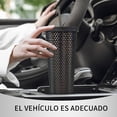 thumbnail image 3 of Vaso Textura diamante doble pared 700 ml con popote Negro, 3 of 6