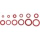 thumbnail image 3 of 600 Pcs Red Steel Paper Fiber Flat Washer Kit Insulation Gasket, 3 of 5