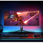 ABS 34 Ultrawide UWQHD 2K 1440P (Quasi 4K) 240Hz with AMD FreeSync 1ms HDR400 1500R Curved Gaming Computer Monitor with Height Adjustable stand GQ341NE