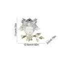 thumbnail image 3 of Luoshdecor Christmas Ornament,Plastic Glitter Clear Owl Holiday Tree Hanging Decorations for Indoor Outdoor Party Home Decor, 3 of 6