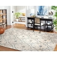 thumbnail image 5 of SAFAVIEH Brentwood Braelyn Damask Area Rug, Light Gray/Blue, 5'3" x 7'6", 5 of 13
