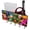 Multicolor 3, variant on PhooArto Key Holder for Wall Decorative with 5 Key Hooks, Colorful Donuts in galaxy Holders Wall Mount Organizer with Mail Key Rack, Self Adhesive