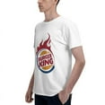 thumbnail image 5 of Burger King Logo Men'S Basic Short Sleeve T-Shirt Fad White 4x-Large, 5 of 8