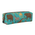 thumbnail image 1 of Fotbe Cute Animals Estuche para Lápices de Cuero con Estampado, Estuche con Cremallera Resistente, Organizador Compacto y Elegante para Papelería, 1 of 7