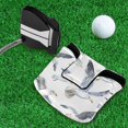 thumbnail image 5 of Haosy Seagulls Flying Golf Mallet Putter Cover Strong Magnetic Leather Golf Club Headcover Closure, 5 of 7