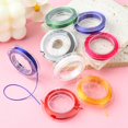 thumbnail image 4 of Flat Elastic Crystal String Elastic Beading Thread for Stretch Bracelet Making Mixed Color 0.5mm about 10 yards(9.14m)/roll 8 rolls/group, 4 of 4