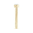 thumbnail image 3 of ANGARA Natural 0.22 Ct. Diamond Stackable Ring in 14K Yellow Gold for Women (Ring Size: 12), 3 of 10