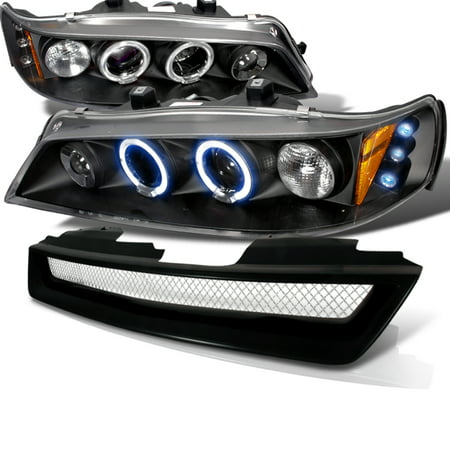 Spec-D Tuning For 1994-1997 Honda Accord Led Headlights + Grille 1994 1995 1996