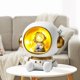 thumbnail image 5 of Estatua creativa de astronauta Hucha Contenedor Adornos de luz nocturna de astronauta Blanco A, 5 of 8