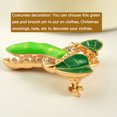 thumbnail image 3 of Broches para Mujeres Broche Pasas Rhinestone Chapado en oro Joyas de aleación Bufandas Cuello Pin Pin Vacatoria Planta Planta Cumpleaños Inevent HA010752-09, 3 of 7