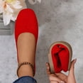 thumbnail image 2 of Wensltd Women Knit Ballet Flats Comfortable Slip-On Round Toe Casual Lightweight Walking Shoes, 2 of 6