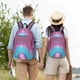 thumbnail image 4 of Disketp Pink Shark Pool Fantasy Mochila de Lona Estampada, Mochila Escolar de Viaje Ligera para Estudiantes y Portátil-Small, 4 of 5