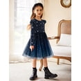 thumbnail image 6 of Arshiner Girl Dress Toddler Tutu Velvet Tulle Long Sleeve Special Occasion Dresses, 6 of 6