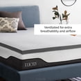 thumbnail image 2 of Cubrecolchón Lucid Memory Foam de 5 cm, tamaño doble, 2 of 7