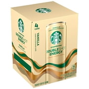 Starbucks Doubleshot Energy Vanilla Coffee Energy Drink, 11 oz, 4 Pack Cans