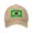 Natural, variant on Washed Baseball Cap Flag Of Brazil Retro Adjustable Dad Hat Gift for Men Women Natural