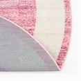 thumbnail image 5 of Jill Zarin Uptown Collection Area Rug - Yorkville (3' 1" Round Pink/Ivory), 5 of 5