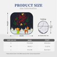 thumbnail image 3 of Gaeub Merry Christmas Elk Foldable Auto Sun Blocker Visor, Sunshade for Car Front Window, Keeps Your Vehicle Cool - Small, 3 of 7