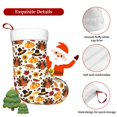 thumbnail image 5 of Haiem turkey hat Pumpkin Pattern Christmas Stockings, Personalized 18 Inches Knit Christmas Stockings Xmas Hanging Stockings for Family Christmas Decorations, 5 of 7