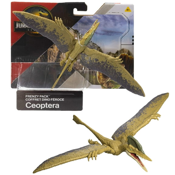 Jurassic World Rebirth Frenzy Pack Ceoptera Dinosaur Figure, Digital Play