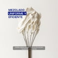 thumbnail image 3 of Batidor Frances Caledonia, Acero Inoxidable 34.8 x 7.1 cm | Diseño Reforzado para Mezclar, Batir y Airear, Mango Ergonómico Antideslizante, Uso Intensivo en Cocina y Repostería, BATFRA-14, 3 of 8