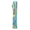 thumbnail image 4 of Female Long Pants Water Ripple Print High Waist Flared Trousers, 4 of 6