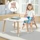 thumbnail image 4 of Costway Trona Convertible 6 en 1 para Bebés Silla Alta de Comer Infantil con Bandeja Desmontable Arnés Cojín PU para Niños de 6-36 Meses Rosa, 4 of 10