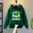 thumbnail image 2 of FINALGANG Kids Boys Girls Hoodie With Shamrocking Cartoon Graphic Loose Fit Long Sleeve Pullover Sweatshirt For Casual Daily Wear Cozy Top, 2 of 3