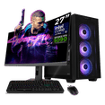 thumbnail image 1 of PC Gamer Completa Xtreme PC Gaming ASUS NVIDIA GeForce RTX 5090 Intel Core Ultra 9 285K 64GB DDR5 SSD 2TB Monitor 27 180Hz Sistema Liquido WIFI W11 Black PBA gaming 4K, streaming y edición profesional, 1 of 6