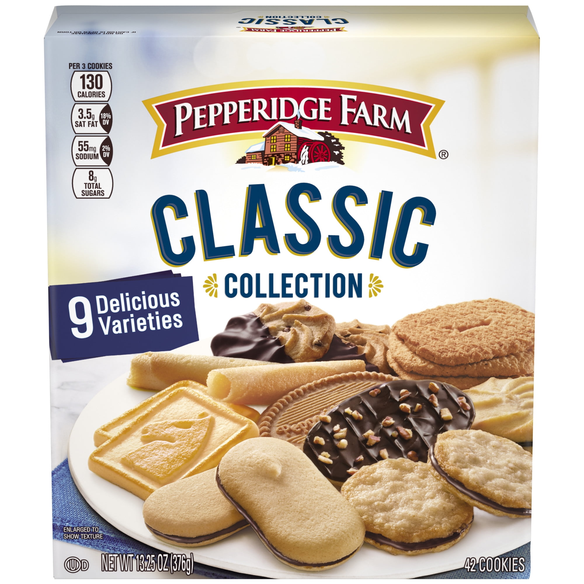 (2 Packs) Pepperidge Farm Classic Collection Cookies, 13.25 oz. Box