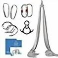 thumbnail image 2 of Aum Active Aerial Silks Starter Kit - Durable 9 Yards of Aerial Yoga Hammock with Hardware & Guide - Aerial Swing for Acrobatic Flying Yoga & All Levels (Aerial Rigging Point Up to 13ft), 2 of 4
