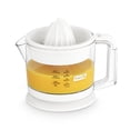 thumbnail image 1 of Extractor de exprimidor de cítricos Dash: Exprimidor compacto para jugos saludables, naranjas, limones, limas, pomelos y otras frutas cítricas con boquilla fácil de verter + jarra de 20 oz - Blanco, 1 of 5
