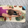 thumbnail image 5 of Christmas Yoga Towels with Storage Bag, 72.8"x26.8", Suitable for Yoga, Pilates, Fitness, Etc. Gym Towels for Workout, Towel Yoga Blanket, Microfiber Yoga Towel for Men/Women, 5 of 6