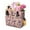 Pink Border Collie, variant on Garden Tool Bag,Pink Border Collie Dog and Flower Floral Garden Tool Organizer,Garden Gifts,Waterproof Multi-Pocket Garden Tool Storage 11.8x5.5x11.4 Inch(Tools NOT Included)