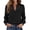 Black, variant on Blouses for Women Lace V Neck Long Sleeve Shirt Boho Dressy Casual Fall Tops Black