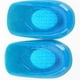 thumbnail image 2 of Plantillas de gel elásticas para el talón, almohadillas amortiguadoras para aliviar el dolor de talón, para mujeres y hombres (azul oscuro, tallas 36-40), 2 of 7