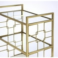 thumbnail image 2 of Beaumont Lane Metropolitan Living Polished Bar Cart in Gold, 2 of 4
