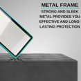 thumbnail image 3 of Magnetic Aluminum Graded PSA Slab Guard UV Resistant Glass 35PT Premium Protector Display Case For Standard PSA CGC Graded Sport Trading Cards - Aqua Storm, 3 of 8
