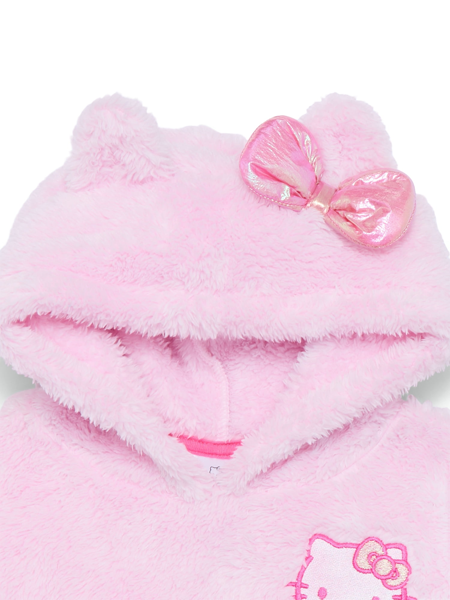 Hello Kitty Toddler Girls Plush Cosplay Hoodie, Sizes 12M-5T