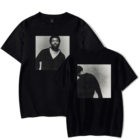 Khalid Merch T-Shirt Sincere Album Cover T Shirts Tracklist Short Sleeve For Fans Men Women Top Tee Streetwear