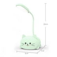 thumbnail image 3 of LED Lamp Light Cute Cat Design Night Light with Flexible Neck USB Rechargeable for Tabletop Desk  Pink, 3 of 6