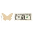 thumbnail image 2 of Wooden Butterfly Cutout 4-inch, 1/2 inch Thick, Pack of 3 Unpainted Cutouts for Crafts & Spring Tiered Tray Decor Set, by Woodpeckers, 2 of 7