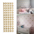 thumbnail image 1 of 65 pegatinas de pared de corazón extraíbles pegatinas de vinilo para decoración del hogar (dorado) Sywqhk Libre de BPA, 1 of 7