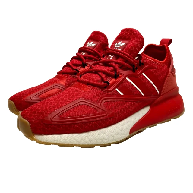 Adi-das ZX 2K Red Men's 7 Sneaker Athletic Shoe 2021 New Without Box