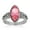 Pink, variant on 1928 Jewelry Pewter Navette Shaped Crystal Ring Size 7
