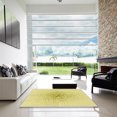 thumbnail image 7 of Ahgly Company Machine Washable Indoor Round Transitional Sun Yellow Area Rugs, 6' Round, 7 of 7