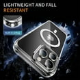 thumbnail image 3 of Dteck for iPhone 16 Pro Case, Compatible with MagSafe, Anti-Yellowing Military-Grade Protection Shockproof Slim Magnetic Phone Sleeve for iPhone 16 Pro,Clear, 3 of 7