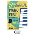 thumbnail image 2 of Junior's Soul 5th Piano Fest Poster  Graphic Tee White Small, 2 of 3