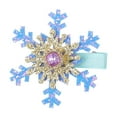 thumbnail image 2 of Christmas Snowflake Water Diamond Hair Clip Top Clip Sweet And Non Hurting Hair Clip Princess Side Hair Clip Accessories, 2 of 6